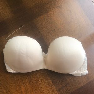 Lightly used nude strapless bra size 34B